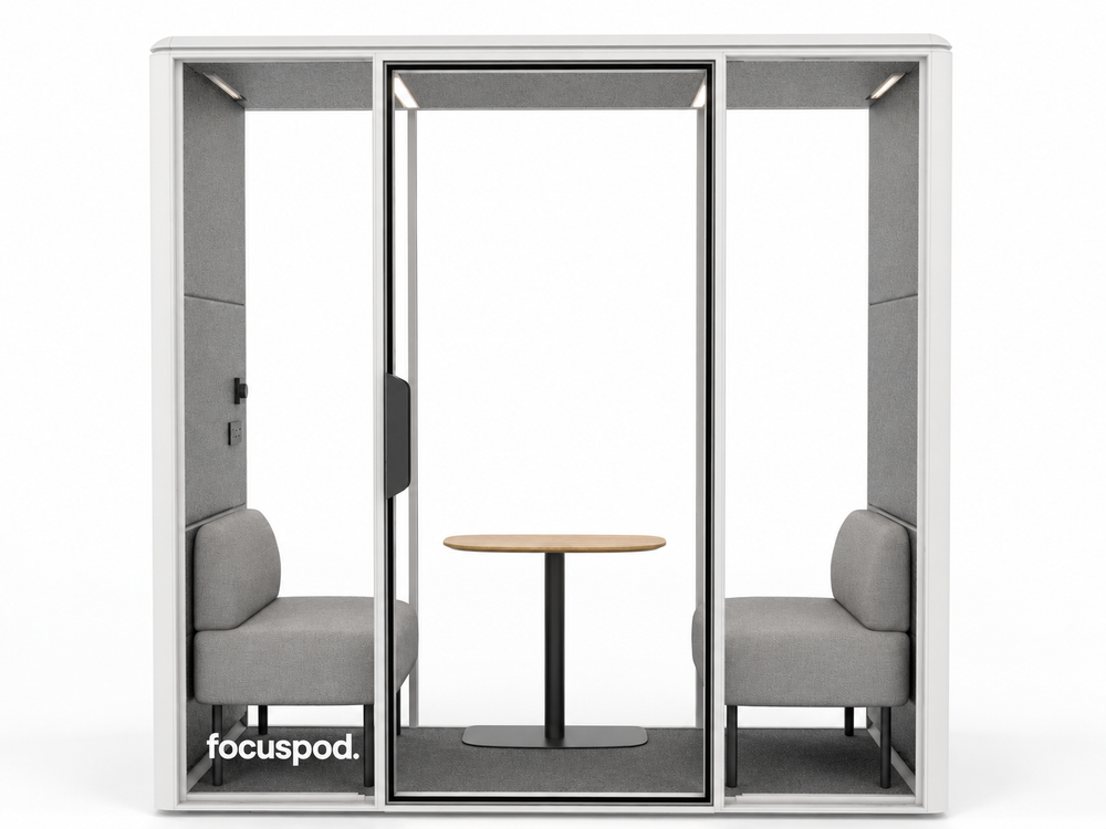 FocusPod Team – 2 Person Face-to-Face Meeting Pod