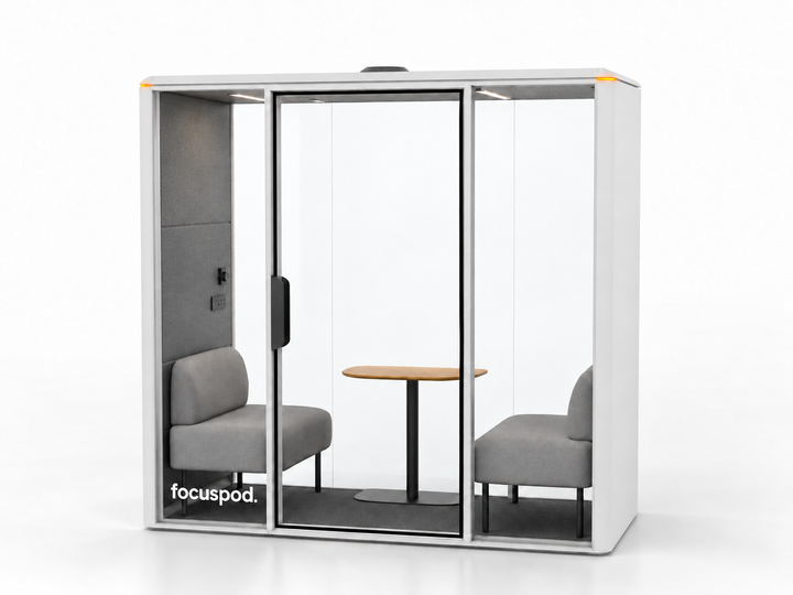 FocusPod Team – 2 Person Face-to-Face Meeting Pod